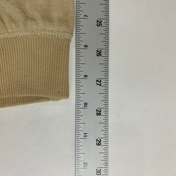 Juicy Couture x Forever 21 Velour Rhinestone Pants Joggers L Champagne - Picture 8 of 9